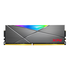 رم کامپیوتر RAM ای دیتا مدل SPECTRIX D50 DDR4 RGB CL16 Grey حافظه 16 گیگابایت فرکانس 3000 مگاهرتز